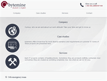 Tablet Screenshot of bytemine.net
